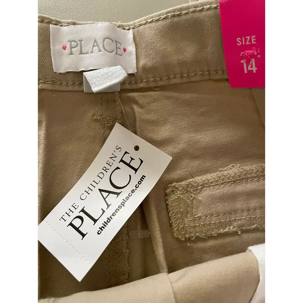 The Children's Place Girl's Stretch Chino Shorts 14